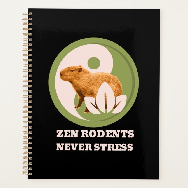Rongeurs Zen N'Ont Jamais De Stress Humour Capybar (Devant)