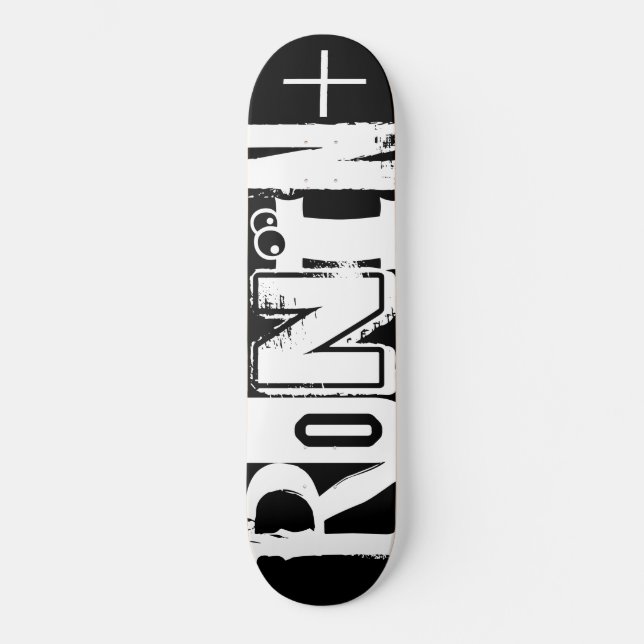 RONIN Legacy Ransom Lettres Street Deck Skateboard (Recto)
