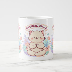 Ronronnez plus, siffler moins Tasse de chat mignon