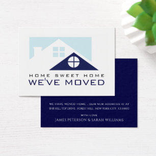 Rooftop bleu, Carte de changement d'adresse