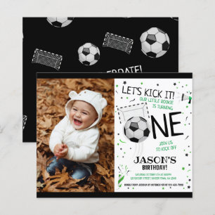 Rookie Soccer Budget Photo 1er anniversaire Invita