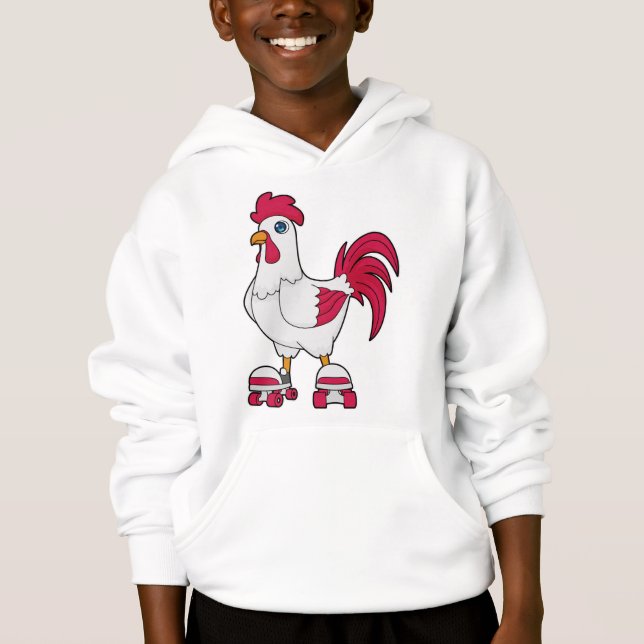 Rooster à Patinage en ligne avec Roller skates (Devant)
