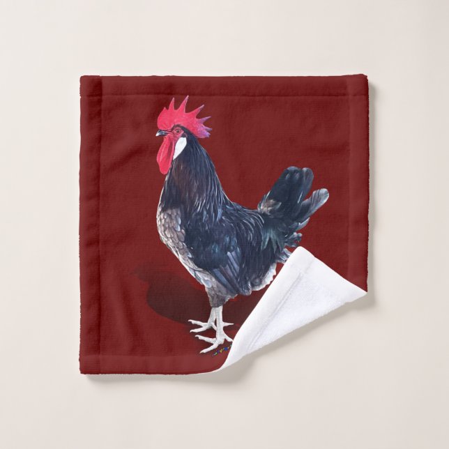 Rooster de Minorque (Gant de toilette)