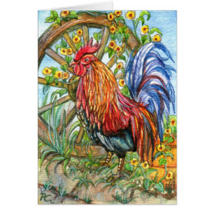 Rooster par Wheel Garden