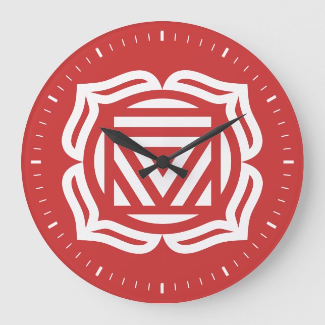 Root Chakra Energy Horloge murale (Recto)