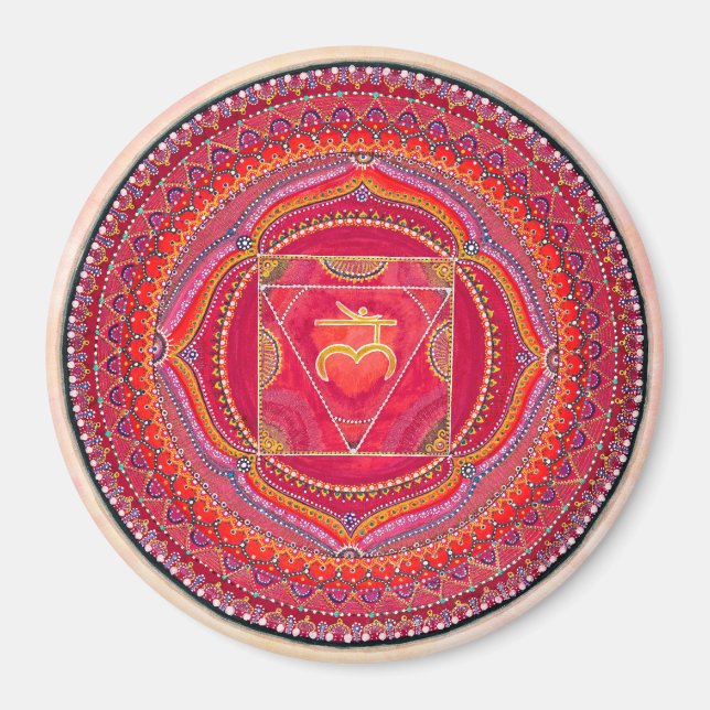 Root Chakra Mandala Magnet (Devant)
