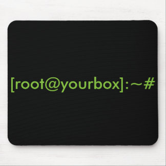[root@yourbox] : tapis de souris de ~#