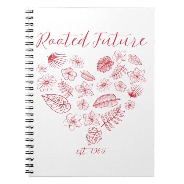 Rooted Future est. 1965 Cahier photo en spirale (Devant)