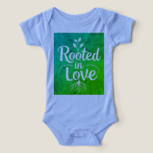 Rooted in Love -Baby Bodysuit with Nature-Inspired