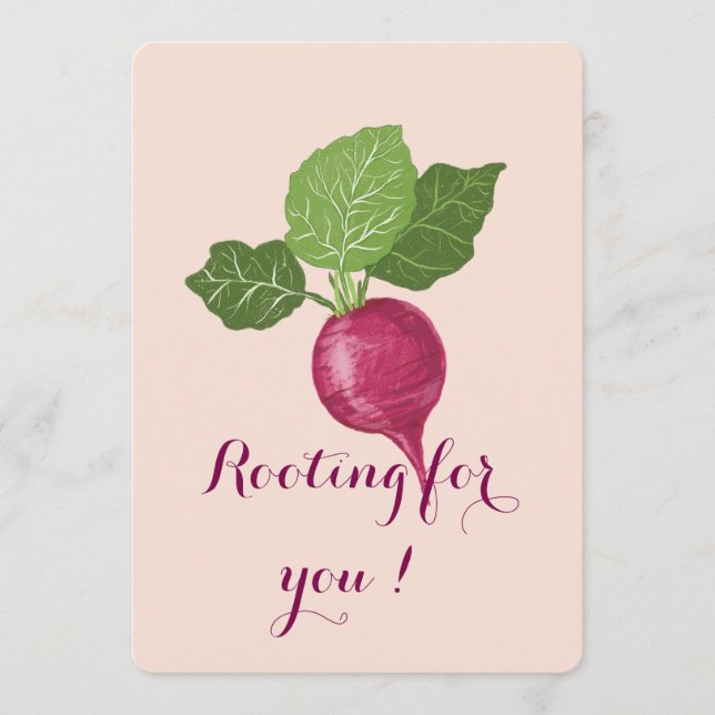Rooting for you encouragement Card  (Devant)
