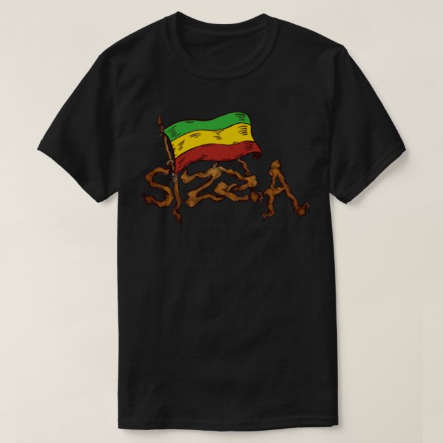 Roots Of Sizzla T-Shirt (Design devant)