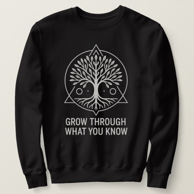 Roots of Wisdom Sweatshirt (Design devant)