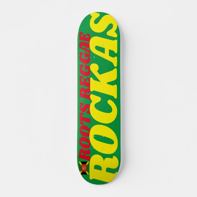 ROOTS REGGAE ROCKERS JMT 7 3/4" Skateboard Deck (Devant)
