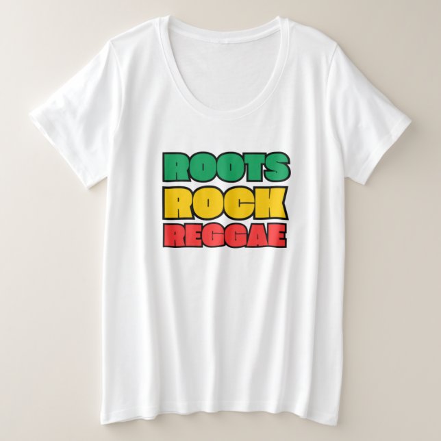 Roots Rock Reggae Slim Fit Tee (Design devant)