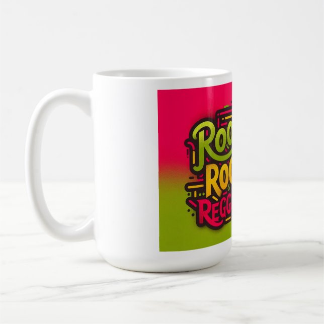 Roots Rock Reggae tasse de café blanc (Gauche)