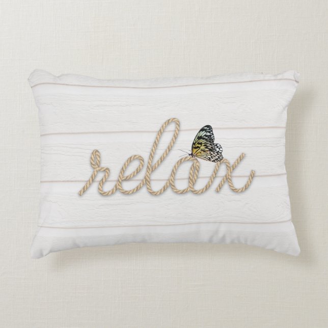 Rope Relax Texte avec Coussin d'accentuation papil (Devant)