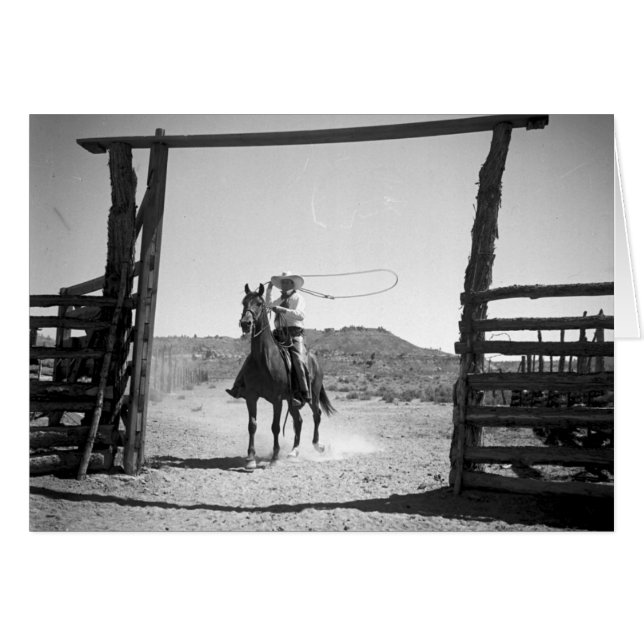 Roping de cowboy (Devant horizontal)