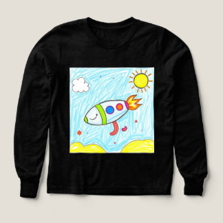 Roquette colorée Doodle Amusant Space Art