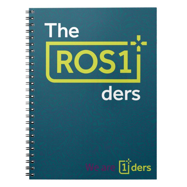 ROS1der Carnet spirale conception Turquoise (Devant)