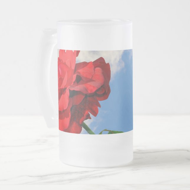 Rosa Don Juan avec un mug ciel bleu (Devant gauche)