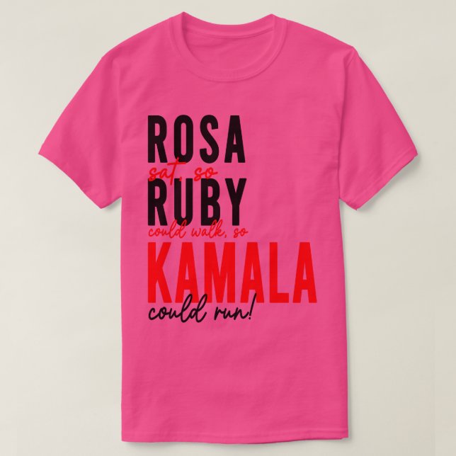 Rosa Ruby Kamala TShirt (Design devant)