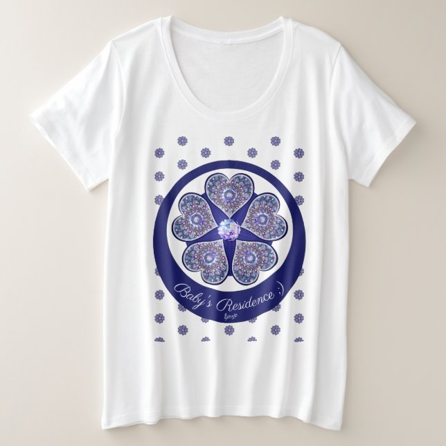 Rosace bleu ou rouge pour bébé&enfant (Design devant)