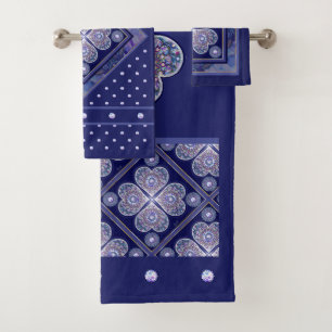 Rosace bleue