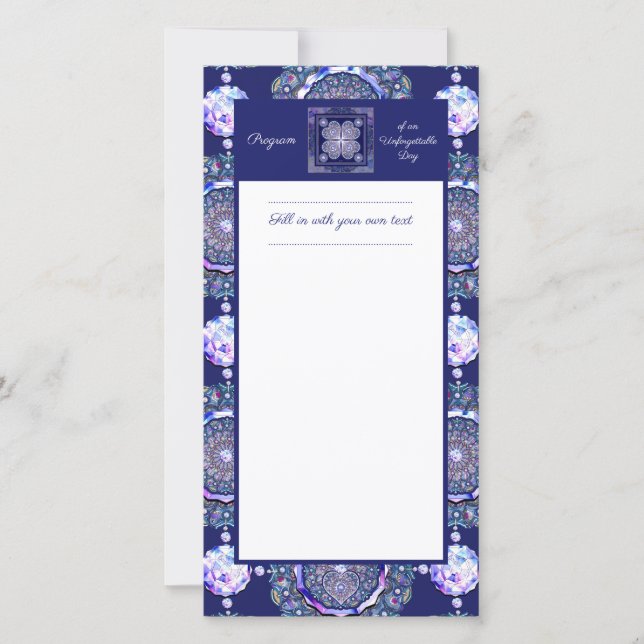 Rosace bleue (Devant)