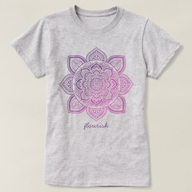 Rosaline Mandala Personalized T-Shirt (Créateur téléchargé)