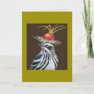 Roscoe la carte de la Paruline noire et blanche