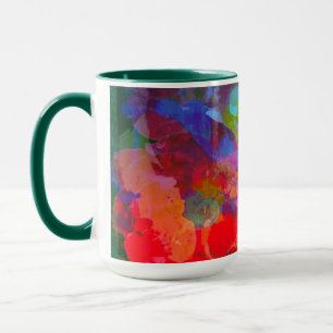 Rose Abstrait customisé Jardin Café Mug