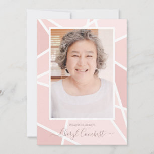 Rose Abstrait Dans Les Funérailles De Mémoire Amou