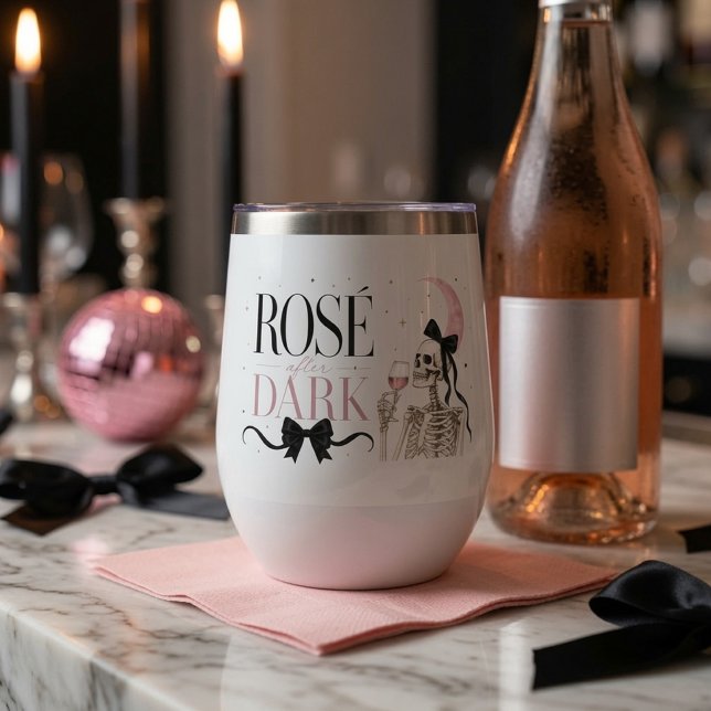 Rosé After Dark Skeleton Halloween  (Créateur téléchargé)