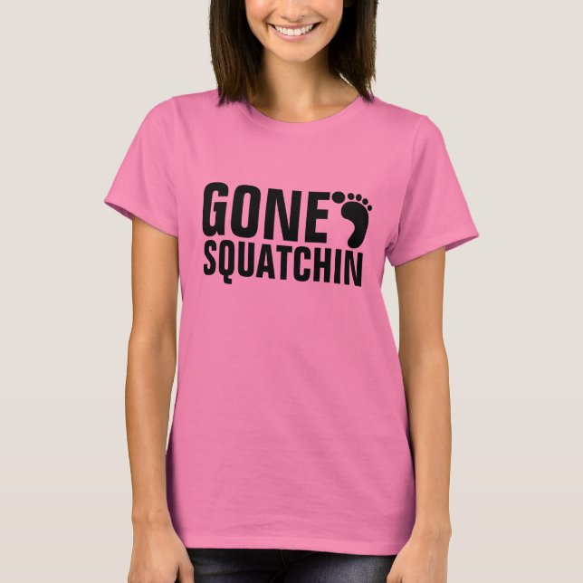 ROSE ALLÉ DE T-SHIRT DE SQUATCHIN (Devant)