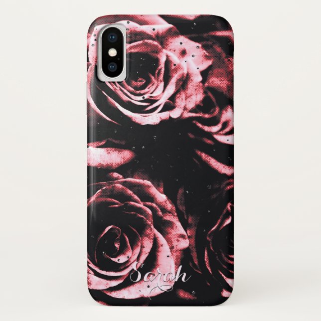 Rose amour Coque-Mate coque iphone (Dos)