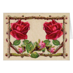 Rose ancienne vintage rustique victorienne antique
