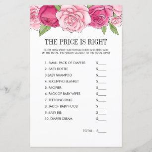 Rose Aquarelle Rose Prix Est Bon Jeu