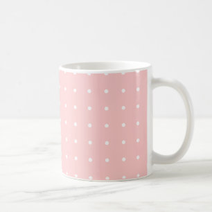 Rose Avec Poka Dog Blanc Mug