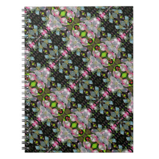 Rose Blanc Printemps fleurit Abstrait Carnet d'art