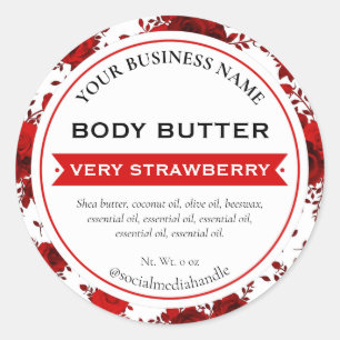 Rose blanche Floral Pays Étiquettes produits