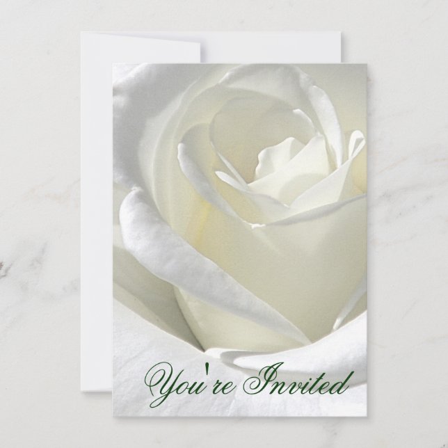 Rose Blanche, Vous êtes invités_ Invitation (Devant)