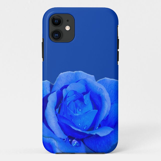 Rose bleu iPhone 5 Coque Rose coques iphone (Dos)