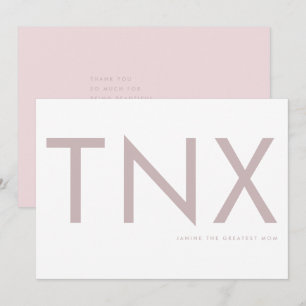 Rose brillant Ultra moderne Gras Grosse mère Merci