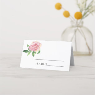 Rose - Cartes de place mariage