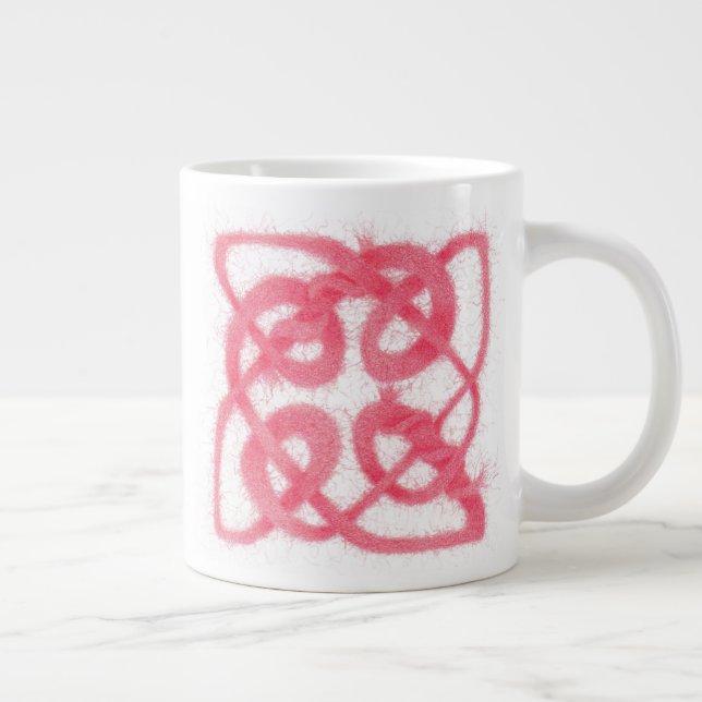 ROSE CELTIC KNOT Big Mug (Droite)