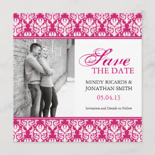 ROSE CHAUDE ENREGISTRER LA DATE CARTES PHOTOS