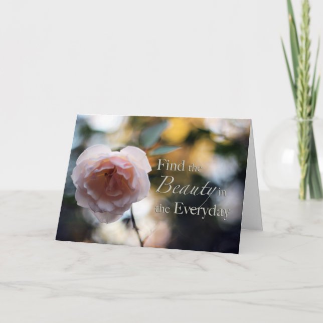 Rose - Cherchez la beauté dans la carte quotidienn (Devant)