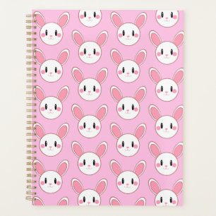Rose Chic Moderne Cute Fluffé Lapin Lapin