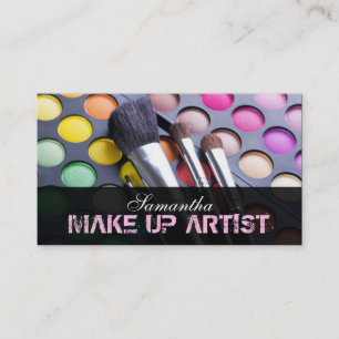 Rose-clair composez le carte de visite de palette