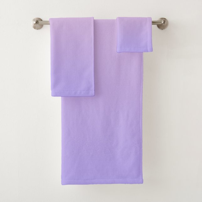 Rose Clair et Motif Ombré Violet Clair (En situation)